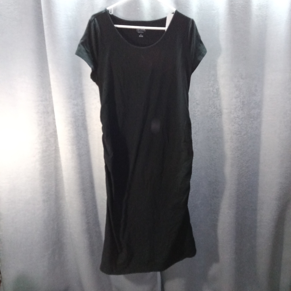 NEW Black Scoop T-shirt Dress